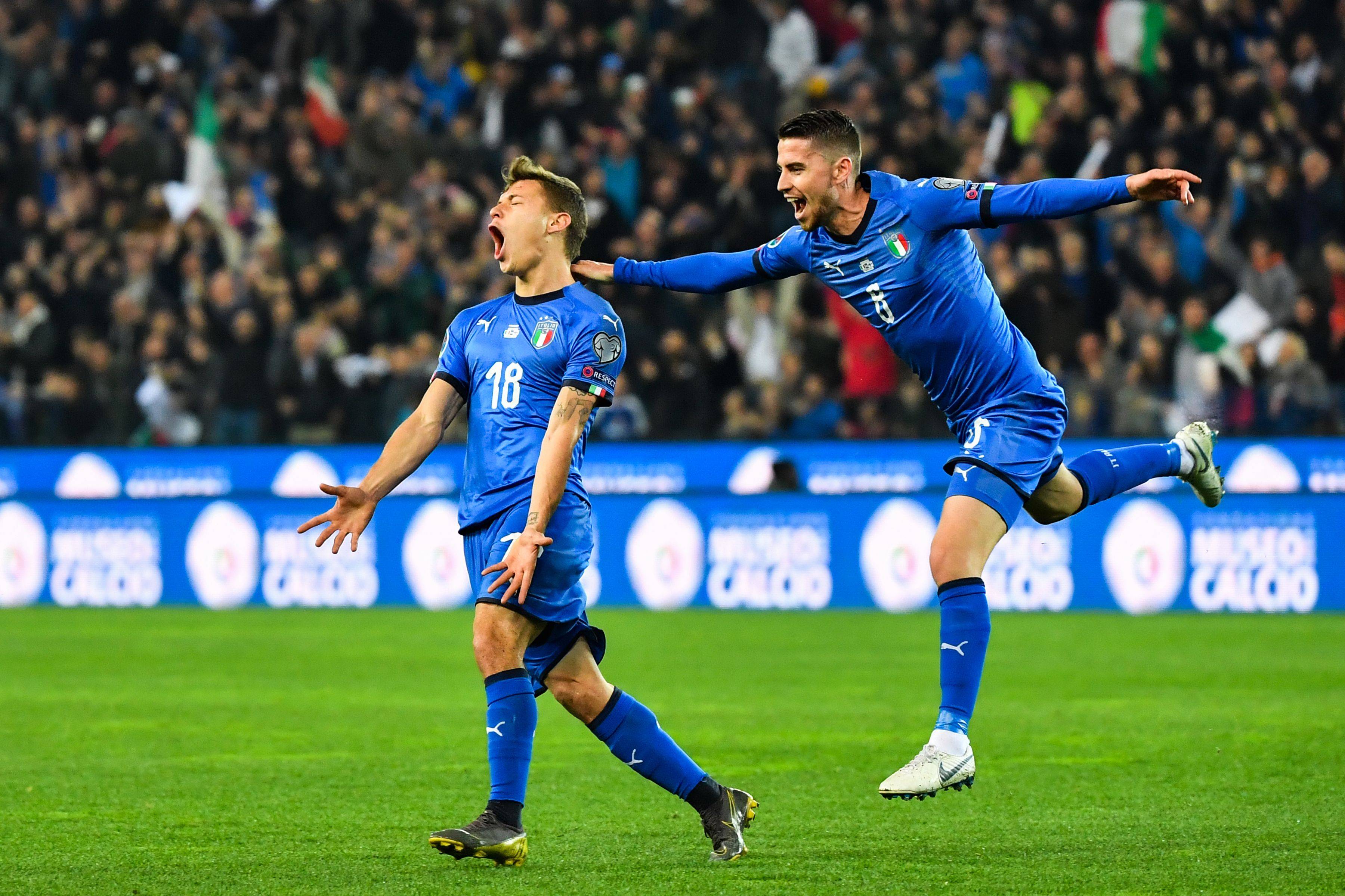 意大利队击败北马其顿,晋级欧冠赛 意大利队击败北马其顿,晋级欧冠赛